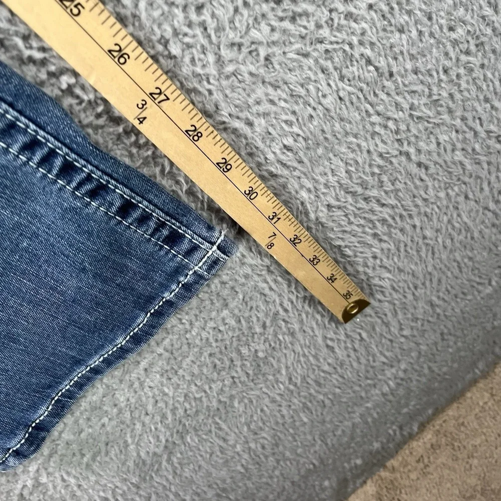 Ariat REAL Jeans Womens 30x30 Blue Performance Stretch Straight Leg Mid Rise 30S - Picture 13 of 16
